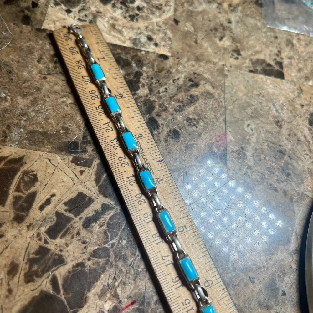 BAR BRACELET 925 STERLING SILVER - Picture 3 of 5